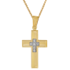 Χρυσός γυναικείος σταυρός 14 Καρατίων