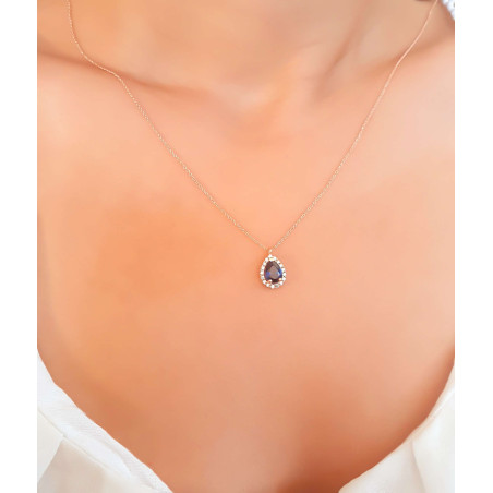 Κολιέ ροζ χρυσό 14 καρατίων