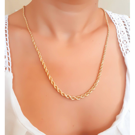 Κολιέ καδένα Χρυσό 14 καρατίων