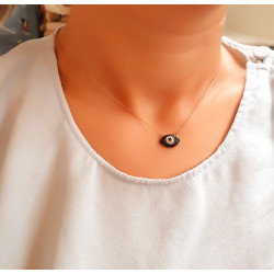 Κολιέ ροζ χρυσό 14 καρατίων