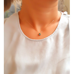 Κολιέ ροζ χρυσό 14 καρατίων