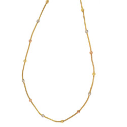 Κολιέ καδένα Χρυσό 14 καρατίων