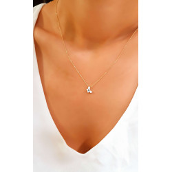 Κολιέ χρυσό 14 καρατίων πεταλούδα