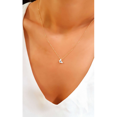 Κολιέ χρυσό 14 καρατίων πεταλούδα