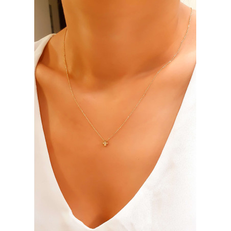 Κολιέ χρυσό 14 καρατίων σταυρουδάκι