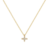 Κολιέ χρυσό 14 καρατίων σταυρουδάκι