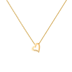 Κολιέ χρυσό 14 καρατίων καρδούλα