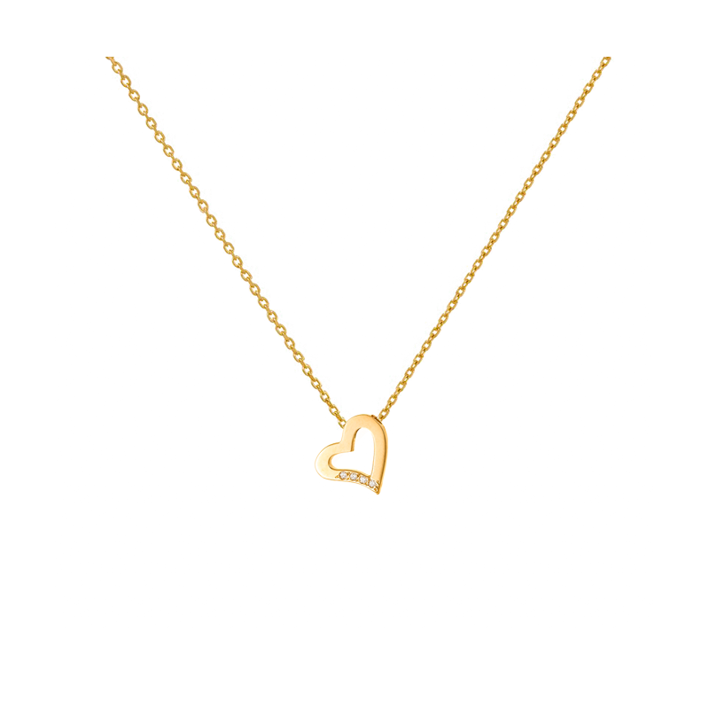 Κολιέ χρυσό 14 καρατίων καρδούλα