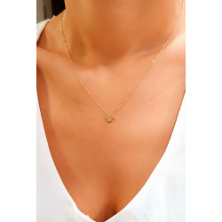 Κολιέ χρυσό 14 καρατίων αστεράκι