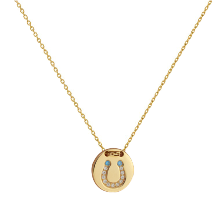 Κολιέ χρυσό 14 καρατίων πέταλο