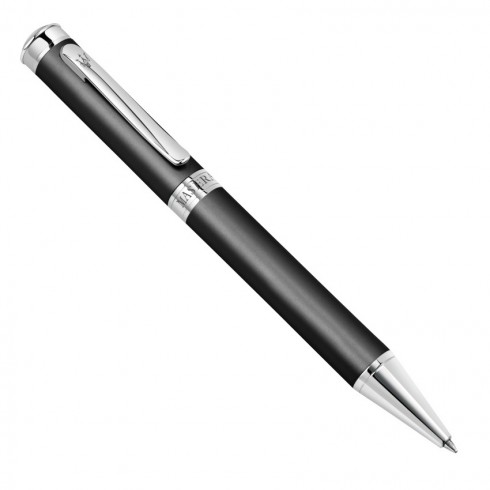 Μαύρο στυλό MASERATI PEN J880652002 με ασημένιες λεπτομέρειες