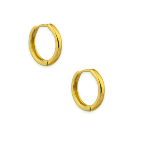 Σκουλαρίκια Κρίκοι από Χρυσό 14 Καρατίων