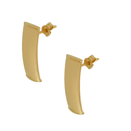 Σκουλαρίκια γραμμή γυναικεία Χρυσό απο 14 Καρατίων