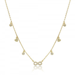 Κολιέ από ασήμι 925 άπειρο