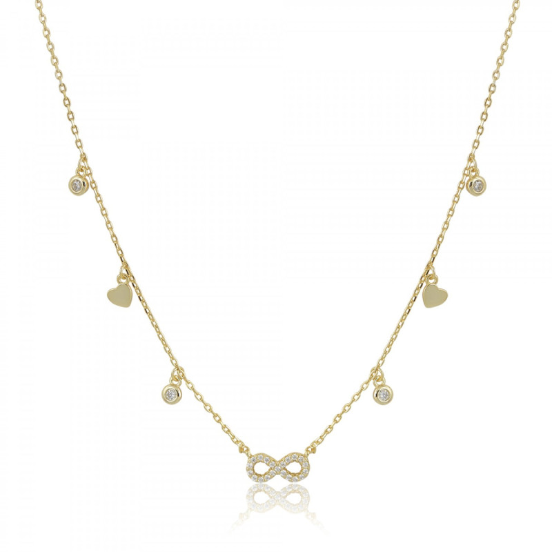 Κολιέ από ασήμι 925 άπειρο