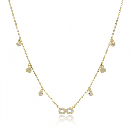 Κολιέ από ασήμι 925 άπειρο