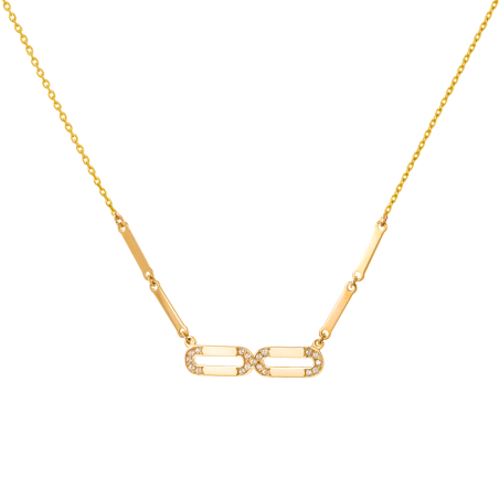 Κολιέ χρυσό 14 καρατίων άπειρο