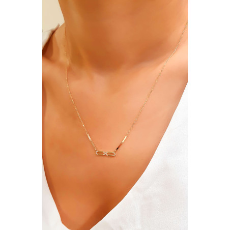 Κολιέ χρυσό 14 καρατίων άπειρο