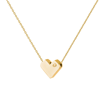 Κολιέ χρυσό 14 καρατίων καρδούλα