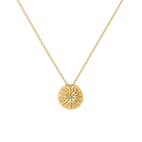 Κολιέ αστέρι χρυσό 14 καρατίων