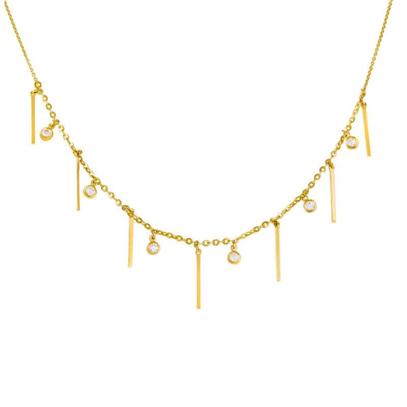 Κολιέ χρυσό 14 καρατίων