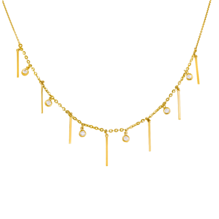 Κολιέ χρυσό 14 καρατίων