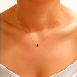 Κολιέ χρυσό 14 καρατίων καρδούλα