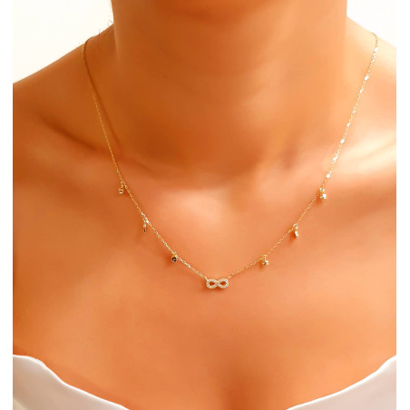 Κολιέ από ασήμι 925 άπειρο