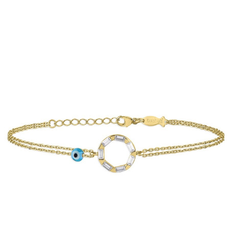 Βραχιόλι γυναικείο χρυσό από Ασημι 925