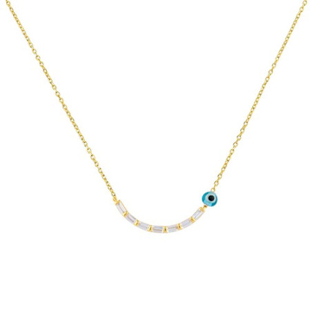 Κολιέ από χρυσό ασήμι 925 μπάρα