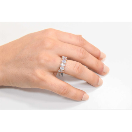 Δαχτυλίδι από ροζ χρυσό 14 καρατίων