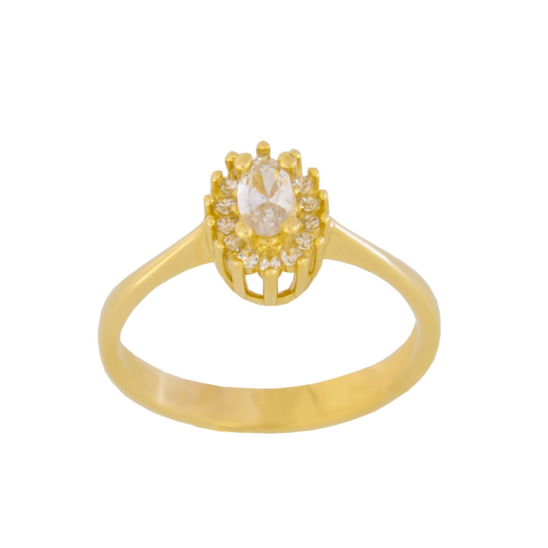 Δαχτυλίδι από χρυσό 9 καρατίων