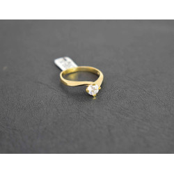 Μονόπετρο από χρυσό 14 καρατίων