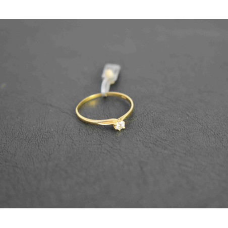 Μονόπετρο από χρυσό 14 καρατίων