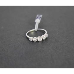 Δαχτυλίδι από λευκόχρυσο14 καρατίων