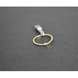 Δαχτυλίδι 14 καρατίων με διαμάντι