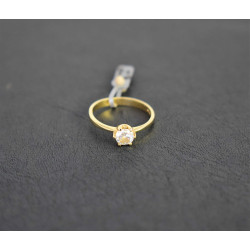 Μονόπετρο από χρυσό 14 καρατίων