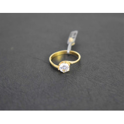 Μονόπετρο από χρυσό 14 καρατίων