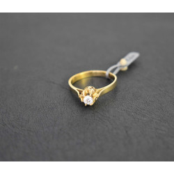 Μονόπετρο από χρυσό 14 καρατίων