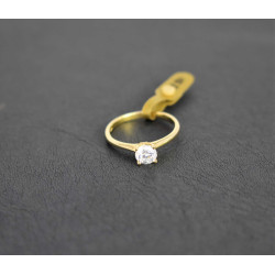 Μονόπετρο από χρυσό 14 καρατίων