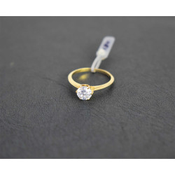 Μονόπετρο από χρυσό 14 καρατίων