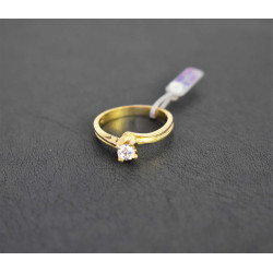 Μονόπετρο από χρυσό 14 καρατίων