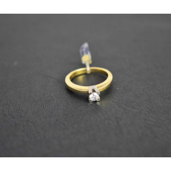 Μονόπετρο από χρυσό 14 καρατίων