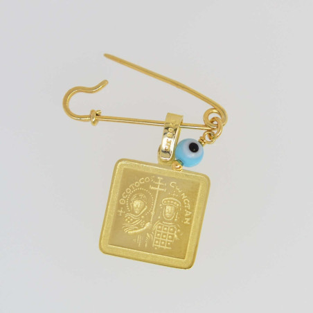 Παραμάνα φυλαχτό από χρυσό 9 Καρατίων