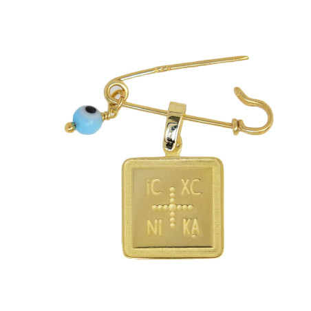 Παραμάνα φυλαχτό από χρυσό 9 Καρατίων