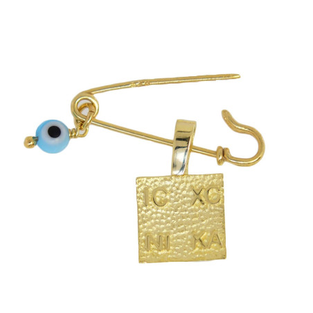 Παραμάνα φυλαχτό από χρυσό 9 Καρατίων