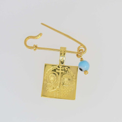 Παραμάνα φυλαχτό από χρυσό 9 Καρατίων