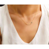 Κολιέ από χρυσό ασήμι 925 μπάρα