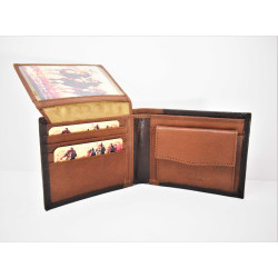 ΑΝΔΡΙΚΟ ΠΟΡΤΟΦΟΛΙ HARVEY MILLER POLO CLUB ΚΑΦΕ ΜΕ ΠΡΟΣΤΑΣΙΑ RFID ΓΝΗΣΙΟ ΔΕΡΜΑ POR.215-1