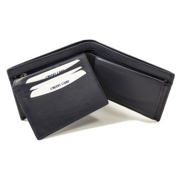 Πορτοφόλι Ανδρικό Μονόχρωμο 665 Navy Blue